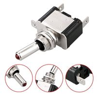 Interrupteur promotion, commutateur de couleur LED rouge, 12V, 20a, bascule ON/OFF, pour voiture, camion, bateau