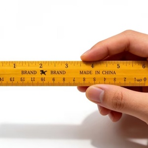 Juego de Reglas Rectas de Madera de 15 cm al por Mayor para Estudiantes y Oficina, Regla de Madera Ecológica, Regalo Promocional, Regla de Medición Recta - Product Image 2