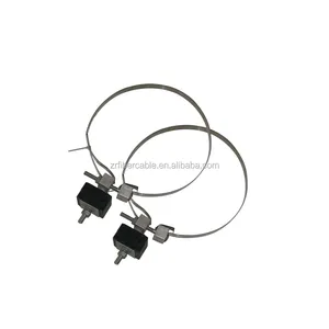 overhead line high voltage electrical power cable clamp fittings opgw messenger clip fiber cable clamp