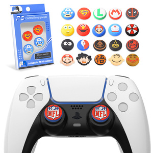 Ps5 <b>Controller</b> <b>Grip</b> Caps Silicone For Ps4 Ps5 Gamepad Joystick Protective Covers - Product Image 1