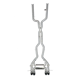 Easy to Install 89-76mm High-Performance Straight Exhaust Catback for BMW M2 G87 S58 Stainless Steel Golden Fish Scale Welding - Product Image 1