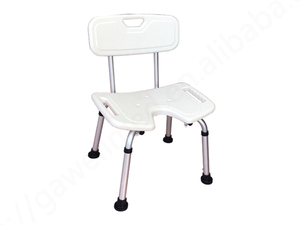 Asiento de bañera de ancho ajustable en el baño con marco trasero de aluminio Taburete de tablero de baño para ducha de hospital para discapacitados - Product Image 5