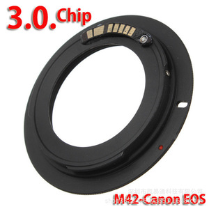แหวนอะแดปเตอร์อิเล็กทรอนิกส์ M42 สำหรับกล้อง Eos แบบโลหะ ถอดประกอบได้รวดเร็ว สำหรับติดตั้งกล้อง - Product Image 2