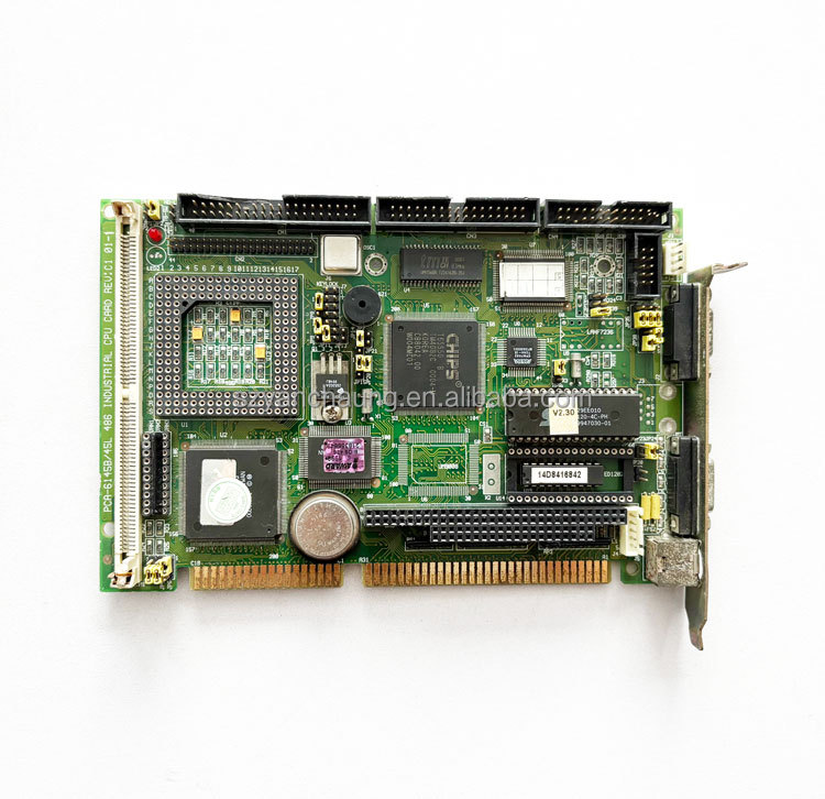 Vintage ECS UX486VIO LPX 486 motherboard + 486 DX2-66 +8MB RAM + 128K
