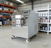 Agitateur homogénéisateur industriel haute pression en acier inoxydable SUS304 grande capacité 220V pour lait, jus et boissons laitières