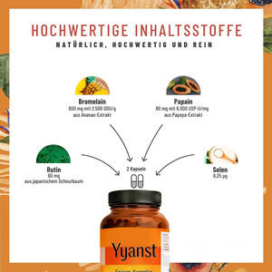 แคปซูลบรอมีเลนและปาปายน์คุณภาพสูงสำหรับสุขภาพลำไส้และเสริมภูมิคุ้มกัน (ฉลากสินค้าส่วนตัว) - Product Image 2