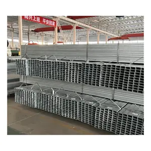 40*40/100*100 hollow section pre-galvanized square steel pipe carbon steel square pipe for fluid service bridge highway