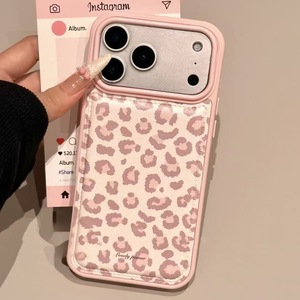 Custodia per telefono antiurto in TPU con stampa leopardata rosa dolce alla moda INS per iPhone 17 Pro Max Cover 16 15 14 13 12 11 - Product Image 2