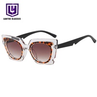 Kacamata Hitam Pria Vintage Retro 70an Bingkai Tebal Persegi UV400 Polarisasi Fashion Mewah