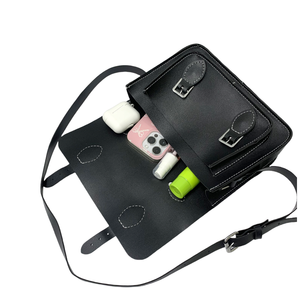 Vente chaude PU femmes sac à bandoulière de luxe ajuster sangle fermeture à glissière sac doux petite pochette sacs à main sac - Product Image 5