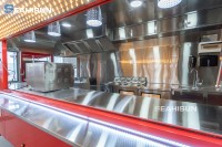 Remorque alimentaire CE pour l'extérieur, chariot à glaces et hot-dogs sur roues, remorque à café pour le camping, camion de cuisine mobile avec cuisine complète