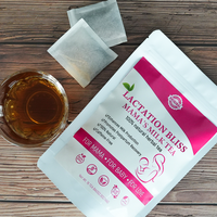 Thé de lactation Chinaherbs pour les mamans qui allaitent Goji Papaye Pissenlit 16 sachets de thé Sans caféine Végétalien Non-OGM