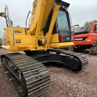 Excavadora Usada Komatsu PC200 de 20T con Ahorro de Combustible, Excavadora Hidráulica de Alta Eficiencia