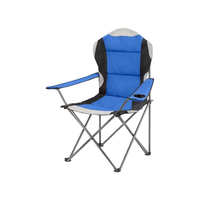 Chaise de camping pliable de luxe en tissu Oxford, portable, pour la plage, la pêche et les activités de plein air