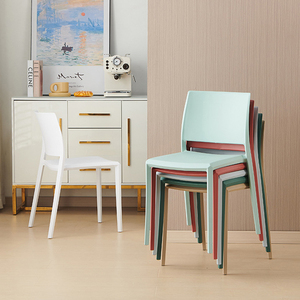 Silla de Comedor Moderna de Plástico para Habitación, Silla de Comedor Rosa, <span class=keywords><strong>Sillas</strong></span> de Comedor Contemporáneas - Product Image 3
