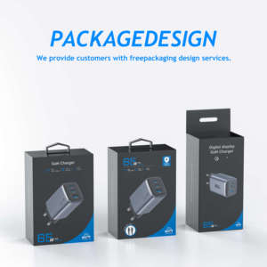 Kyt Ce Kc Saa Chứng Nhận 65W Gan Pd Nhanh Chóng Sạc 2 USB-C + 1 USB-A Cổng EU/US/Anh Phổ Travel Adapter Cho Máy Tính Xách Tay Điện Thoại - Product Image 5