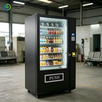 Équipement de distribution automatique de snacks de qualité commerciale avec écran tactile HD de 21,5 pouces et 60 compartiments pour articles