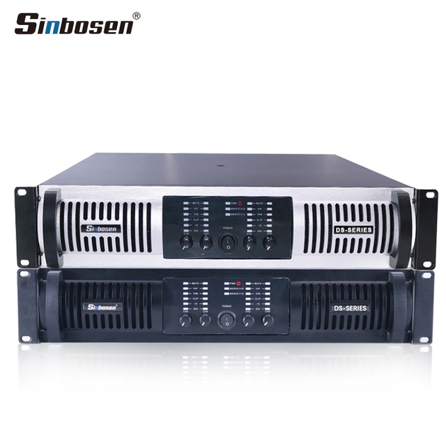 Sinbosen 4ch Power Amplifier 10000Q Line Array Powerful Speakers 1000 Watt Tweeter