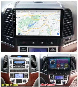 Krando — autoradio universel, 6 go/128 go, Carplay, gps, écran tactile, sans fil, Wifi, 1 din, pour voiture Hyundai Santa Fe 2006