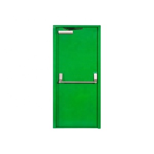 Núcleo hueco de metal de acero de una sola hoja de puerta exterior de edificio - Product Image 1