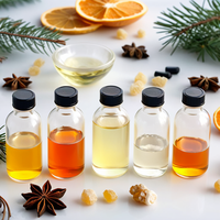Bouteilles rondes Boston en verre transparent de 60ml et 2oz pour jus, gingembre, whisky, liquides, contenant d'échantillon essentiel de voyage
