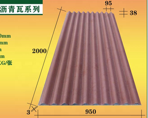 El suministro directo de fábrica duradero ofrece precios favorables, productos verdes, teja de <span class=keywords><strong>asfalto</strong></span> corrugado - Product Image 5