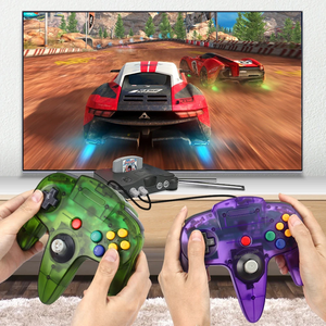Controlador con Cable Transparente Clásico Retro N64, Joystick, Joypad para <span class=keywords><strong>Nintendo</strong></span> <span class=keywords><strong>64</strong></span>, Accesorios para Juegos N64 - Product Image 4