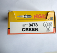Bujía Original NGK CR8EK 3478 de Alta Calidad para APRILIA SR 125 MAX, DERBI Rambla 300i, KTM 400 SX Racing, Motocicleta PEUGEOT
