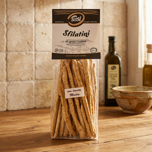 Pain rustique Tissi 200g x 10 pièces, croustillant, à base de farine de blé, avec levain et sel, saveur céréale, provenant d'Italie - Product Image 3