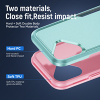Coque de protection magnétique antichoc Armor Design en TPU et PC 2-en-1 pour iPhone 17 Pro Max
