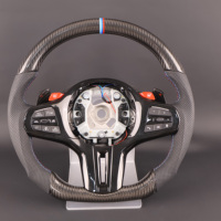 Volant sport à 3 branches en fibre de carbone style Thong pour E60/E90/E46/F32/E92/F20/F30/F10/330i/F11/540i/F82/E82/G20/G30