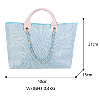 Nouveau Style mode simplicité toile grande capacité loisirs unique couleur pure toile épaule sac à main sac fourre-tout