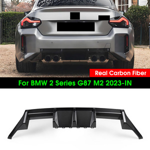 Difusor Trasero de Fibra de Carbono Real para BMW G87 M2, Reemplazo del Difusor Trasero Estilo OEM, Alerón para Parachoques Trasero para 2023-IN - Product Image 1