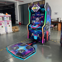 Machine de jeu d'arcade commerciale à monnayeur en métal, machine de danse pour enfants, idéale pour centres commerciaux et parcs d'attractions