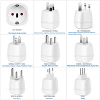 Deutscher Stecker US-Stecker US-Standard Europäischer Standard Südafrikanischer Kleiner Adapter Europäischer Britischer Konvertierungsstecker-Adapter