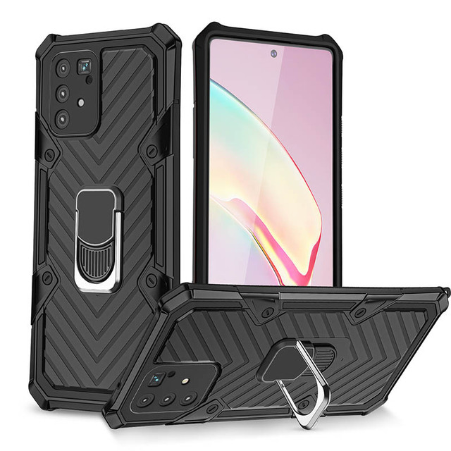 New Arrivals Ring Holder Shockproof Cell Phone Cases for Samsung A91 A21 S20