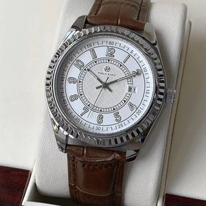 Reloj de Cuarzo para Hombre en Oferta, con Logotipo Personalizado, Resistente al Agua, Luminoso, con Fecha, Caja de Aleación y Correa de Cuero para Uso Profesional - Product Image 2