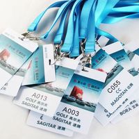 Badges d'événement à puce RFID de contrôle d'accès personnalisés carte d'identité VIP Pass