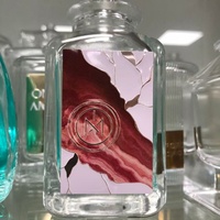 Étiquettes autocollantes en aluminium imperméables de luxe au design vintage personnalisé avec estampage à chaud doré pour bouteilles de parfum, vin, shampoing et artisanat