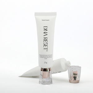 Tube d'emballage vide pour crème pour les mains, 25g, blanc, personnalisable avec logo imprimé, en plastique transparent unique pour soins de la peau - Vente en gros - Product Image 3