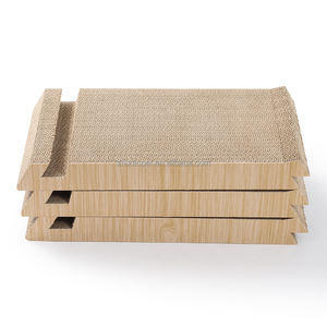 Afneembare Driehoek 6-zijdig Gebruik Duurzaam Papier Materiaal Assembleren Kattenkrasbord - Product Image 4