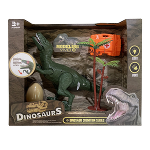Éclairage pvc animaux sauvages dinosaures modèles jouets beaux jouets avec son de simulation - Product Image 1