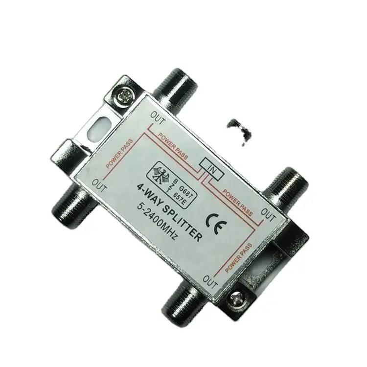 Multiswitch לווין 4 דרך זרוק ספליטר 5-2400mhz מסין יצרן אבץ Diecast מקרה