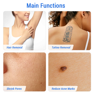 Máquina Portátil 2 em 1 de Remoção de Tatuagens a <span class=keywords><strong>Laser</strong></span> de Picosegundos e Depilação a <span class=keywords><strong>Laser</strong></span> de Diodo - Product Image 4