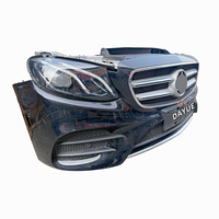 Pare-chocs avant en plastique d'origine d'occasion pour Mercedes-Benz Classe E 213 (2017-2020), fixation par boulons, ajustement universel, peinture noire, garantie 1 an