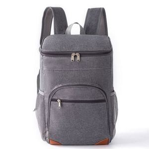 Multifunctional Large Capacity Portable Fresh-Keeping Aluminum Foil Outdoor Insulation Picnic Ice Cooler <b>Lunch</b> <b>Backpack</b> 4 Person - Product Image 1