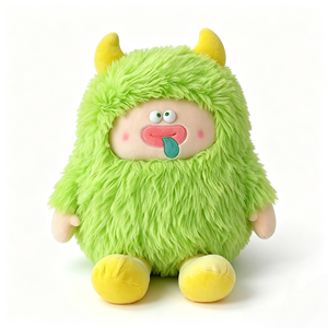 Peluche Mostro Carino All'Ingrosso, 5 <span class=keywords><strong>Colori</strong></span>, Divertente Bambola Mostro con Faccia Ricamata, Regalo per Feste di Compleanno per Bambini - Product Image 5