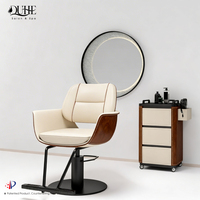Equipo Moderno para Salón de Belleza, Silla de Peluquería Reclinable, Silla de Estilismo con Bomba Hidráulica y Rotación, Silla de Barbería