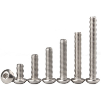Vis de machine ISO7380 en acier inoxydable, à tête cylindrique Torx ovale, avec système de mesure métrique