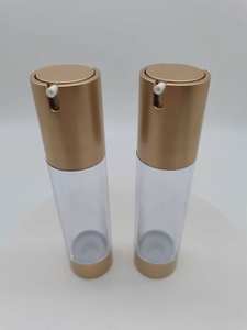 Bouteille sans air PETG couleur personnalisée <span class=keywords><strong>pas</strong></span> <span class=keywords><strong>cher</strong></span> 5ml à 150ml gamme vide crème traitement pompe pulvérisateur - Product Image 5